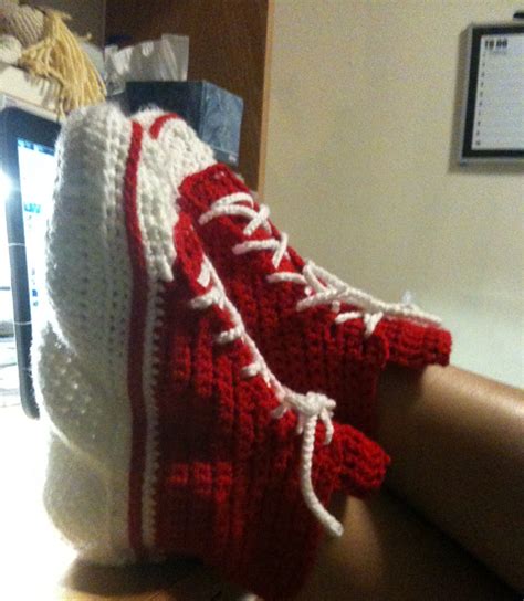 Experiments In Crochet Converse Slippers Pattern