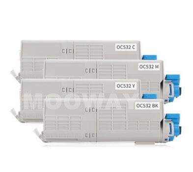 Cartucho De Toner De Cor Compat Vel Para OKI C532 C532dn C542 C542dn