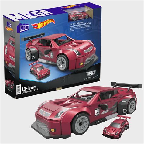 Mattel Mega Hot Wheels Cadillac Ats V R Vehicle Set Hry