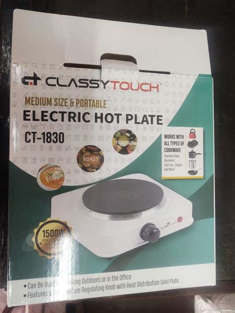 Classy Touch Single Electric Hot Plate 1500W Daraz Lk