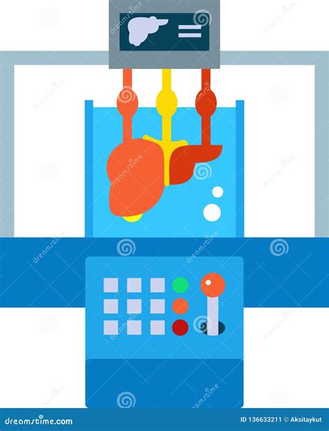 Organ 3d Printing Illustration Royalty-Free Stock Photography