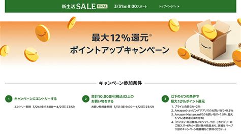 Amazonで最大12還元の「ポイントアップキャンペーン」 Akiba Pc Hotline