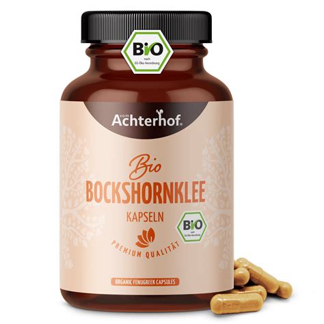 Bockshornklee Kapseln Bio 160 Kapseln Vom Achterhof