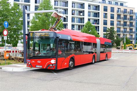 VAG Freiburg Solaris Urbino 18 Electric Wagen 945 Am 13 07 23 In Haid