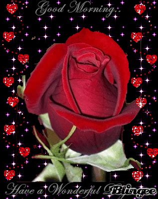 Glittery Good Morning Rose Gif good morning good morning gifs good ...