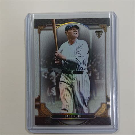 Yahoo オークション topps triple threads babe ruth yanke