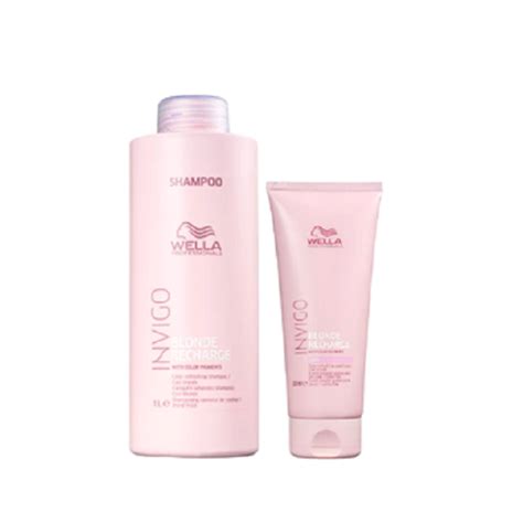 Wella Professionals Invigo Blonde Recharge Shampoo L Condicionador