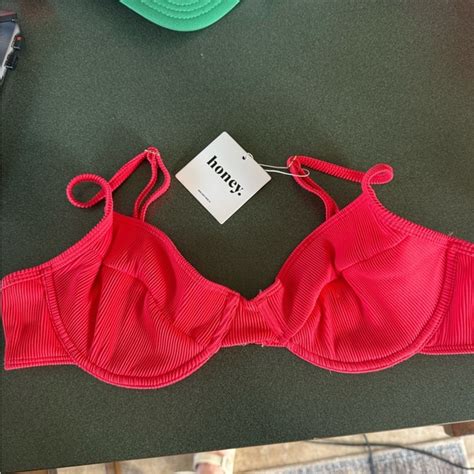 Honey Swim Swim New Honey Swim Red Bikini Poshmark