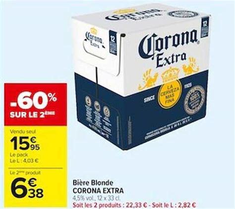 Promo Bi Re Blonde Corona Chez Intermarche Hyper
