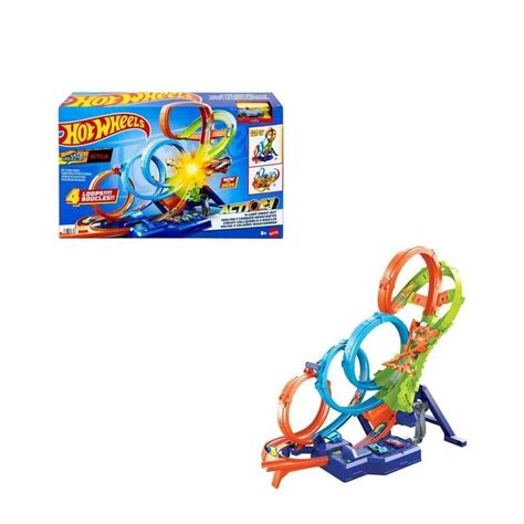 Pista De Juguete Hot Wheels Collector Vueltas Y Choques Desafiantes Walmart
