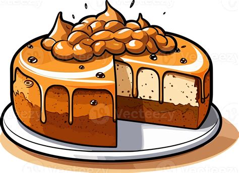 Cartoon Cake Illustration Cute Design 24818295 Png