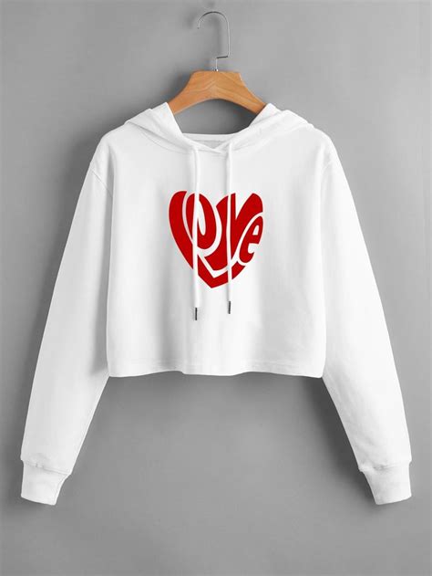 Letter Graphic Drop Shoulder Drawstring Hoodie Long Sleeve Shirt