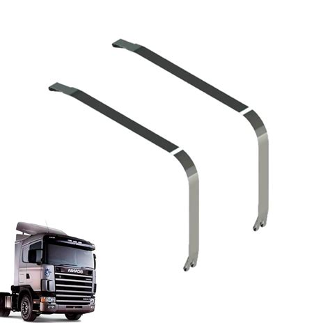 Cinta Tanque Inox Scania Série 4 5cm Tanque Plástico kit 2un