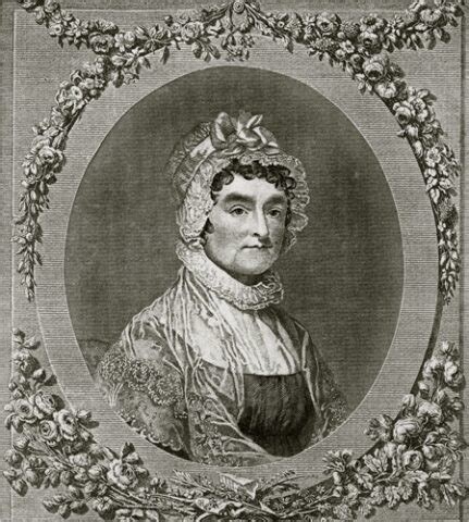 Abigail Adams in Lace Hat Portrait - White House Historical Association