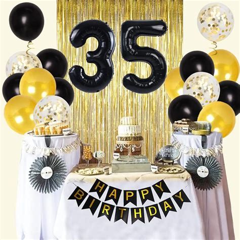 balloon numbers  birthday decoration set  fine banner