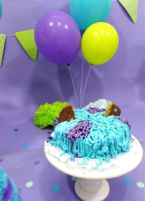 Monsters Inc Cake Smash Cake Sullivan Cake Monsters Inc Party