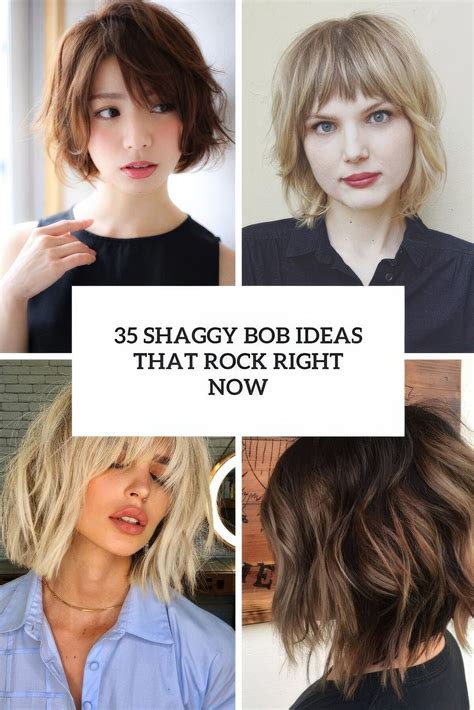 35 Shaggy Bob Ideas That Rock Right Now - Styleoholic