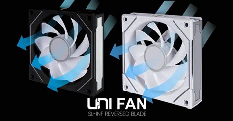 LIAN LI UNI FAN SL INFINITY Reverse Blade Fan Launched