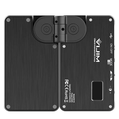 VIJIM R316 Foldable RGB LED Video Light 2600K-12000K 20W 2960 LUX DSLR ...