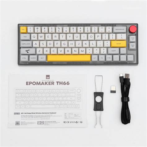 Epomaker Th Hot Swappable Rgb Ghz Bluetooth Mda