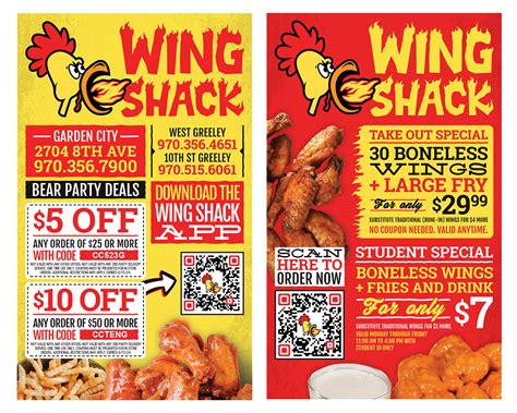 Wing Shack Campus Cash Couponsa Web Coupon Brought To You By Campus