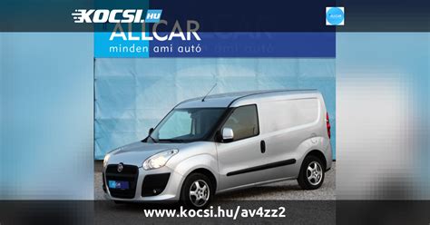 Elad Haszn Lt Fiat Dobl Cargo Mjet Maxi Sx Euro Budapest Av Zz