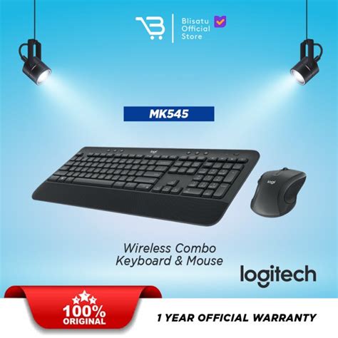 Jual Logitech Mk545 Advanced Wireless Combo Keyboard Mouse Shopee Indonesia