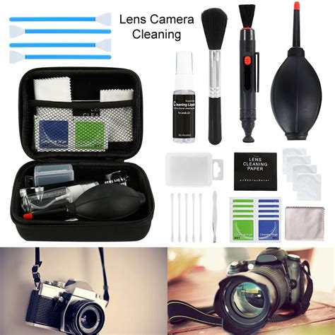 46pcs/set Cleaning Kit Sensor DSLR Lens Digital Camera Cleaner Kit DKL ...