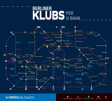 Die Berliner Clubs per U-Bahn - Wimdu