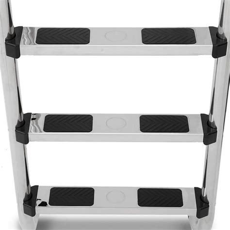 Stainless Steel Pool Ladder with 3 Stainless Steel Non Slip Steps ...