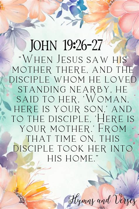 Bible Verses For Mothers Birthday Hymns And Verses