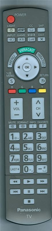 PANASONIC N2QAYB000571 Refurbished Genuine OEM Original Remote