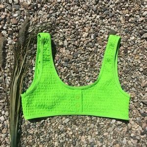 Kendall Kylie Swim New Kendall Kylie Green Neon Bikini New Large Poshmark