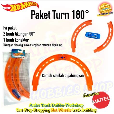Jual Hotwheels Track Builder Komponen Dan Part Untuk Membangun Hot Wheels Track ORIGINAL MATTEL