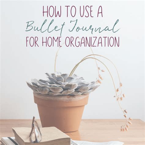 How To Make Journal For Home Organization