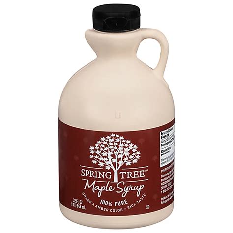 Spring Tree Syrup Pure Maple 32 Fl Oz Albertsons