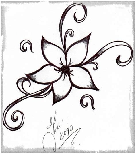 Resultado De Imagen Para Imagenes A Lapiz De Flores Para Dibujar Facil Easy Flower Drawings