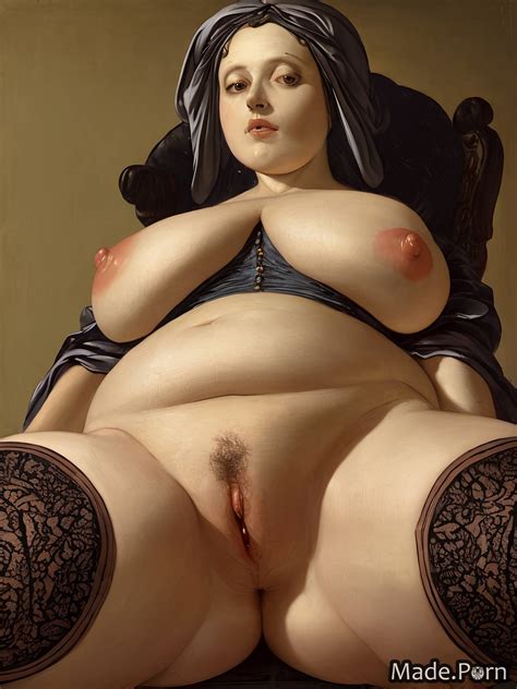Porn Image Of Thighs Big Hips Woman Saggy Tits Victorian Siren Fat Created By AI
