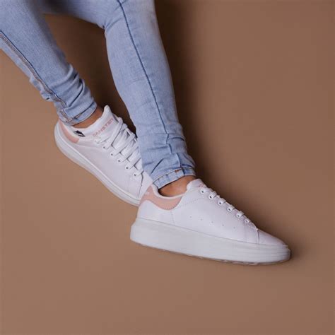 Tênis Casual Sofisticado Danster Feminino Branco Nude Nacionnal