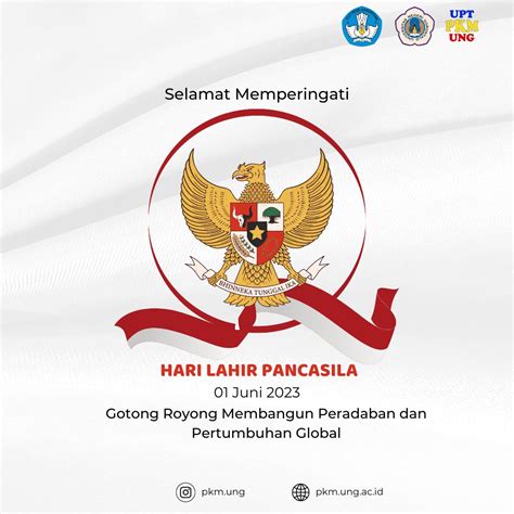 Pkm Ung Mengucapkan Selamat Memperingati Hari Lahir Pancasila