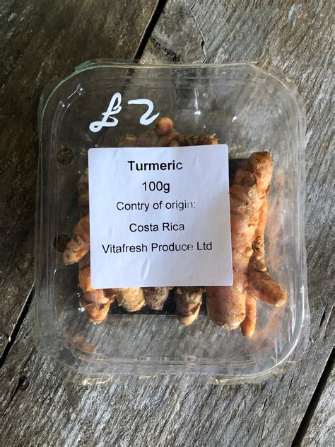 Fresh Tumeric 100g – Barnhill Boxes