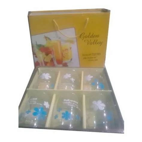 Glossy Glass Sets, Capacity: 350 Ml, 6 Pieces at ₹ 105/set in Firozabad ...