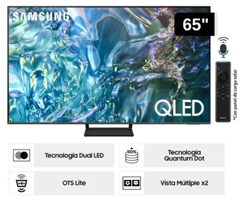 Samsung Smart Tv 65 Qled 4k Q65d 2024 - Televisor Samsung 65 QLED 4K Q65D Tizen OS Smart TV 2024 SAMSUNG ...