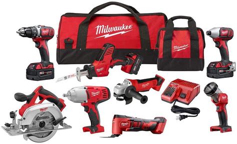 Milwaukee M18 18 Volt Lithium Ion Cordless Combo Kit 5 Tool