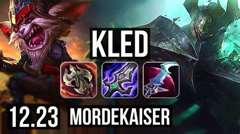 Kled Vs Morde Top 7 Solo Kills 10m Mastery 400 Games