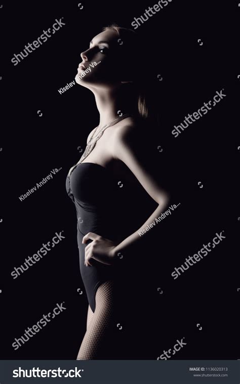 Beautiful Sexy Woman Blonde Hair Posing Stock Photo 1136020313 Shutterstock