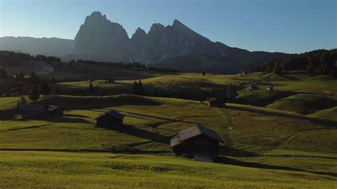 Seiser Alm Alpe Di Siusi Valley At Summer In Italian Dolomites South