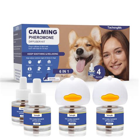 Amazon.com : Dog Calming Pheromones Diffuser, 6 in 1 Kit Appeasing
