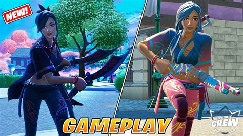 New Sierra Skin All Styles November Crew Pack Gameplay Fortnite