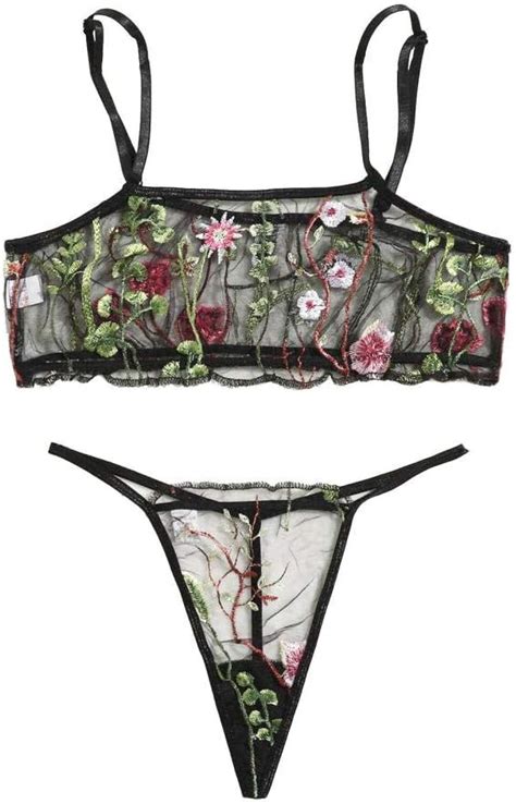 Qqqqc Women S Erotic Negligees Women S Underwear See Through Lace Sexy Lingerie Bra Costumes